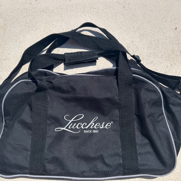 Lucchese Small Black Travel or Overnight Duffle Bag - Picture 6 of 6